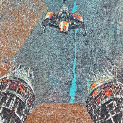 90s スターウォーズ STAR WARS ファントムメナス エピソード1 Tシャツ タイダイ 映画T lucasfilm d-t-2505-008
