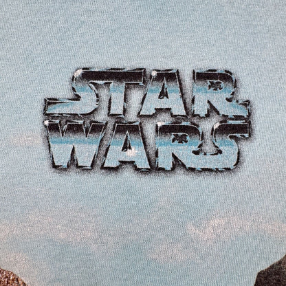 90s スターウォーズ STAR WARS ファントムメナス エピソード1 Tシャツ タイダイ 映画T lucasfilm d-t-2505-008