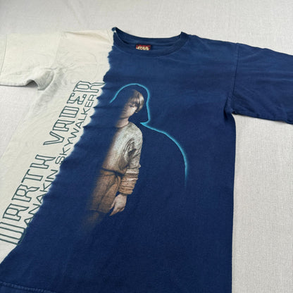 90s 00s スターウォーズ STAR WARS アナキン スカイウォーカー ファントムメナス エピソード1 Tシャツ タイダイ 映画T lucasfilm d-t-2505-010