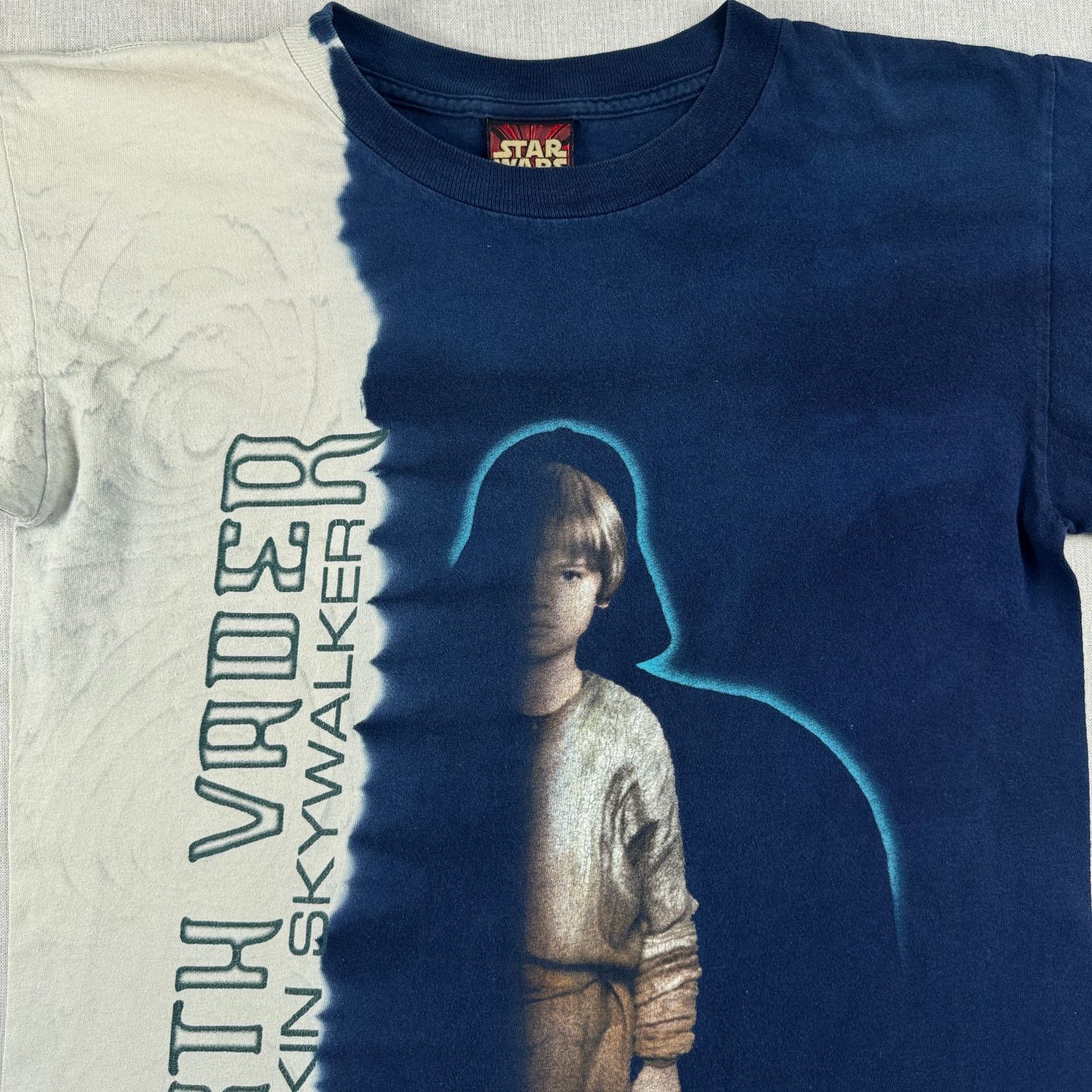 90s 00s スターウォーズ STAR WARS アナキン スカイウォーカー ファントムメナス エピソード1 Tシャツ タイダイ 映画T lucasfilm d-t-2505-010