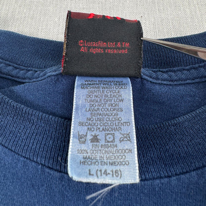 90s 00s スターウォーズ STAR WARS アナキン スカイウォーカー ファントムメナス エピソード1 Tシャツ タイダイ 映画T lucasfilm d-t-2505-010