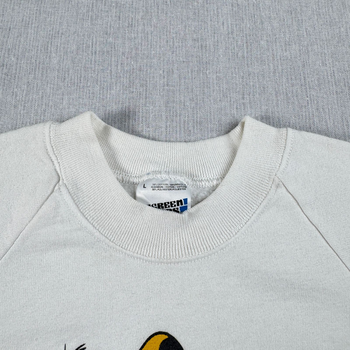 90s ライオンキング シンバ スウェット トレーナー ディズニー disney 白 ユーロ アイルランド製 The Lion King d-t-2505-009