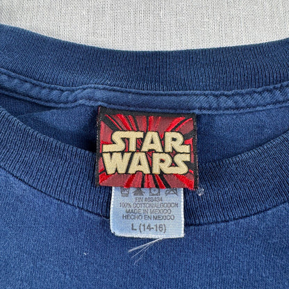 90s 00s スターウォーズ STAR WARS アナキン スカイウォーカー ファントムメナス エピソード1 Tシャツ タイダイ 映画T lucasfilm d-t-2505-010