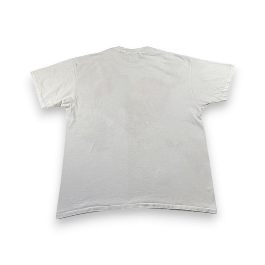 90s ミッキー ディズニー ハート Tシャツ disney 白 シングルステッチ XL デルタ d-t-2505-011