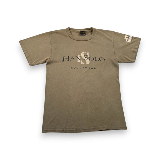 90s スターウォーズ STAR WARS ハンソロ HAN SOLO Tシャツ ROGUEWEAR 映画T USA製 カーキ changes The Magic of Myth d-t-2505-013