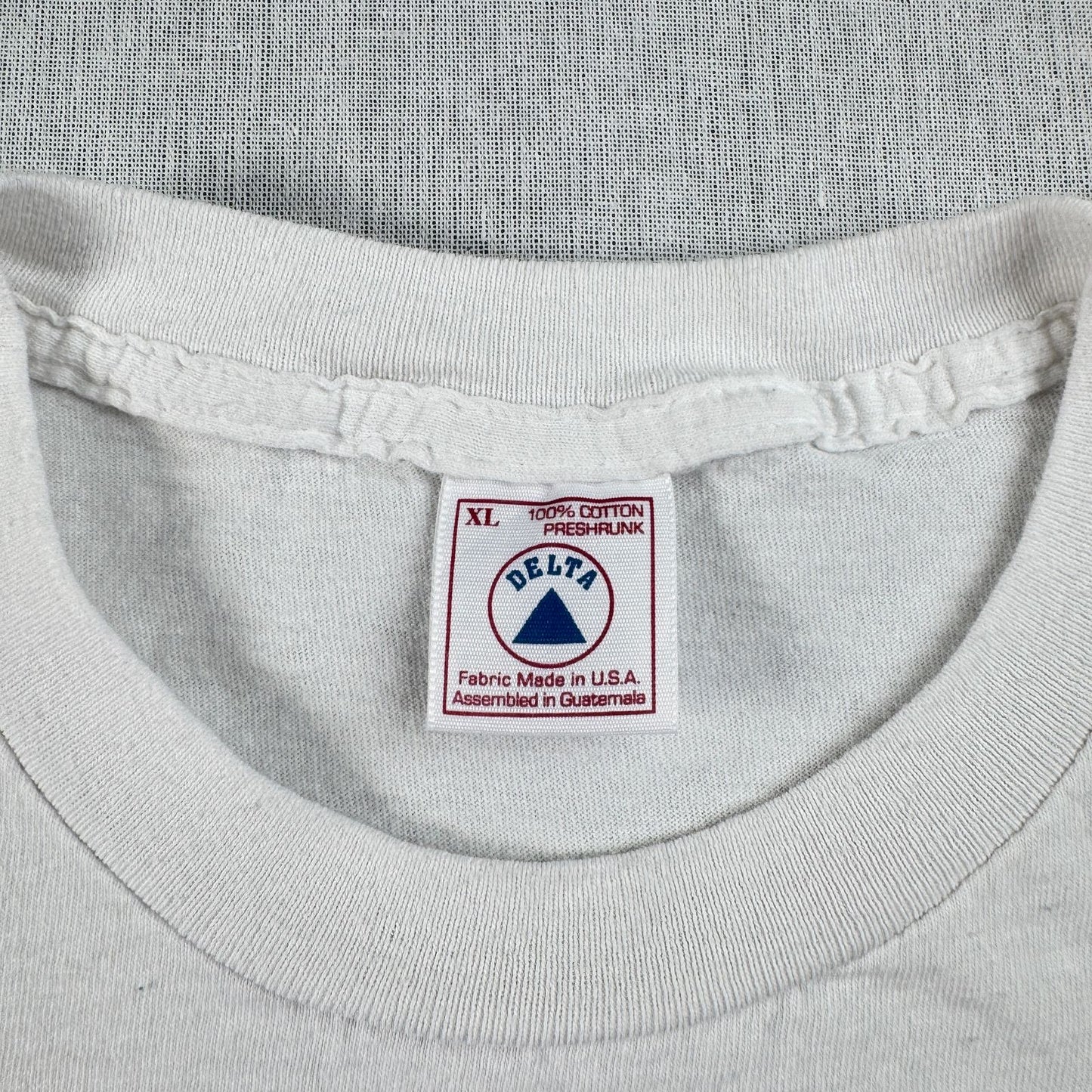 90s ミッキー ディズニー ハート Tシャツ disney 白 シングルステッチ XL デルタ d-t-2505-011