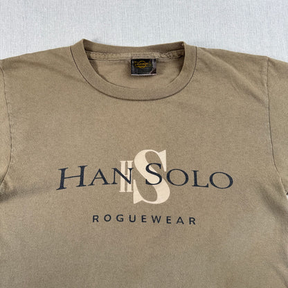 90s スターウォーズ STAR WARS ハンソロ HAN SOLO Tシャツ ROGUEWEAR 映画T USA製 カーキ changes The Magic of Myth d-t-2505-013