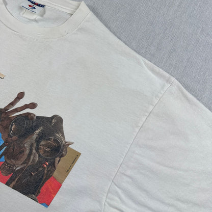 90s スターウォーズ STAR WARS Tシャツ セバルバ アナキン 映画T 白 RACER Nintendo 64 任天堂 lucasfilm d-t-2505-015