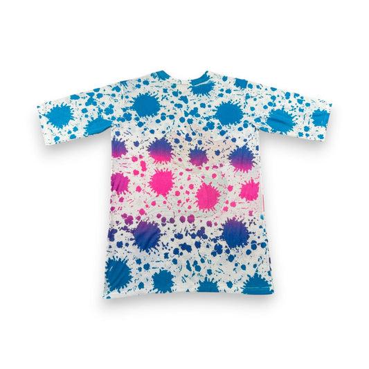 80s ディズニー アリエル リトルマーメイド Tシャツ Disney 総柄 AOP disney シングルステッチ d-t-2505-016