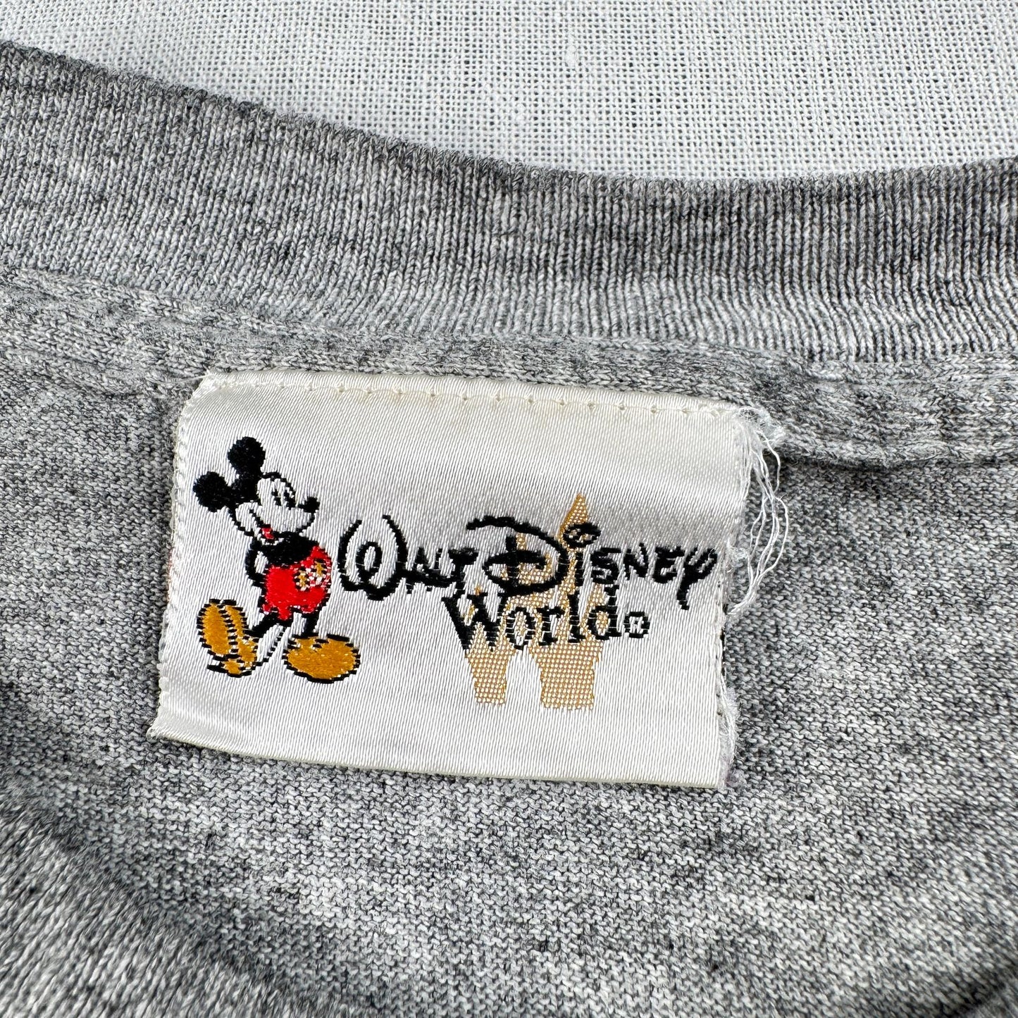 00s ディズニー 長袖 ロンT Tシャツ ミッキー ドナルド グーフィー グレー disney L d-u-2505-010