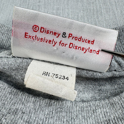90s 00s ディズニー USA製 グーフィー 長袖 ロンT Tシャツ goofy グレー disney M d-u-2505-011