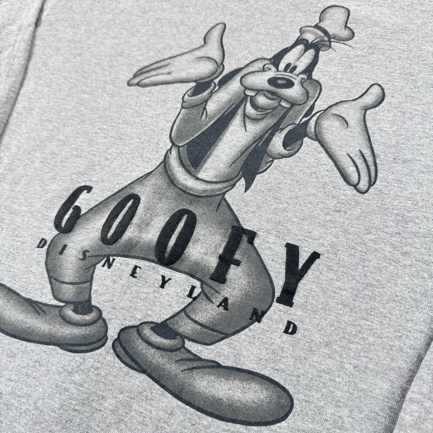 90s 00s ディズニー USA製 グーフィー 長袖 ロンT Tシャツ goofy グレー disney M d-u-2505-011