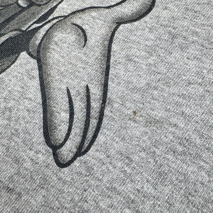 90s 00s ディズニー USA製 グーフィー 長袖 ロンT Tシャツ goofy グレー disney M d-u-2505-011