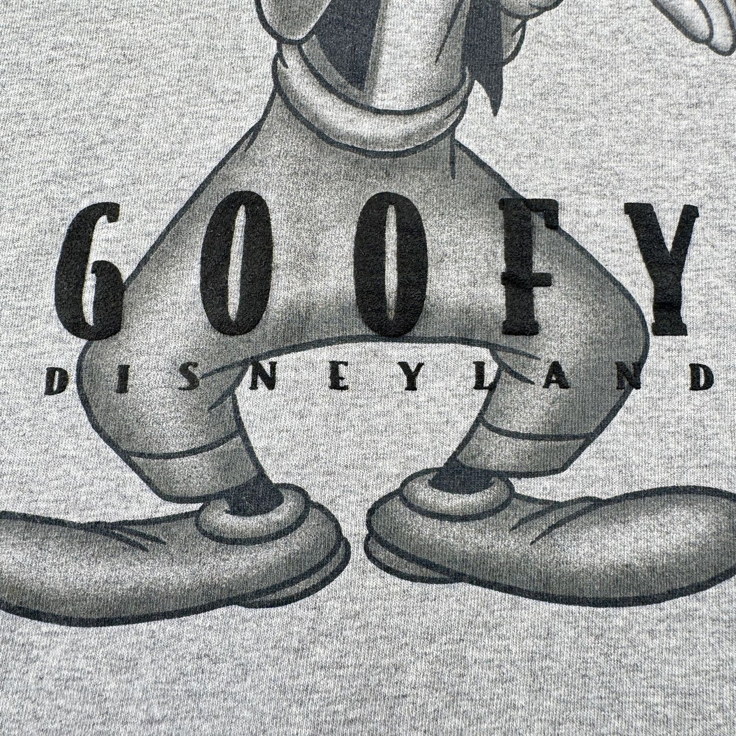 90s 00s ディズニー USA製 グーフィー 長袖 ロンT Tシャツ goofy グレー disney M d-u-2505-011