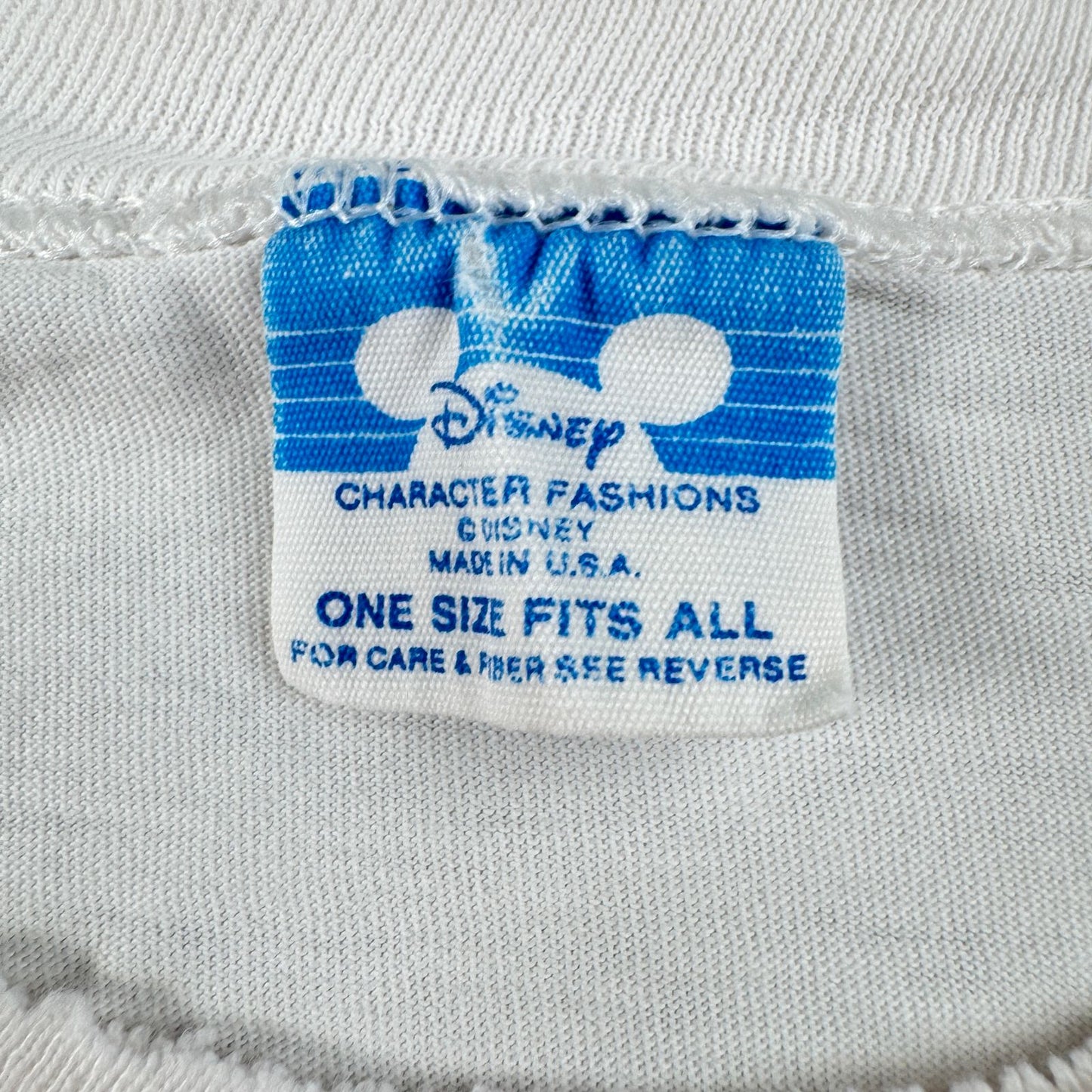 90s グーフィー ディズニー Tシャツ 白 USA製 青タグ シングルステッチ d-u-2505-032
