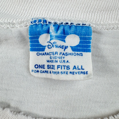 90s グーフィー ディズニー Tシャツ 白 USA製 青タグ シングルステッチ d-u-2505-032