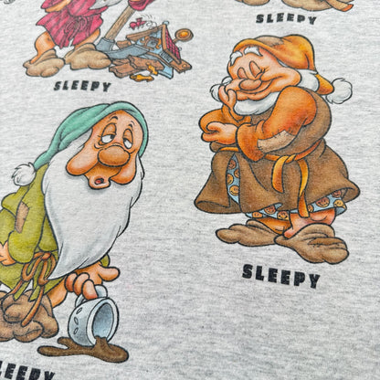 90s 00s 白雪姫 七人のこびと グランピー ドーピー スリーピー Tシャツ disney ディズニー d-u-2505-023