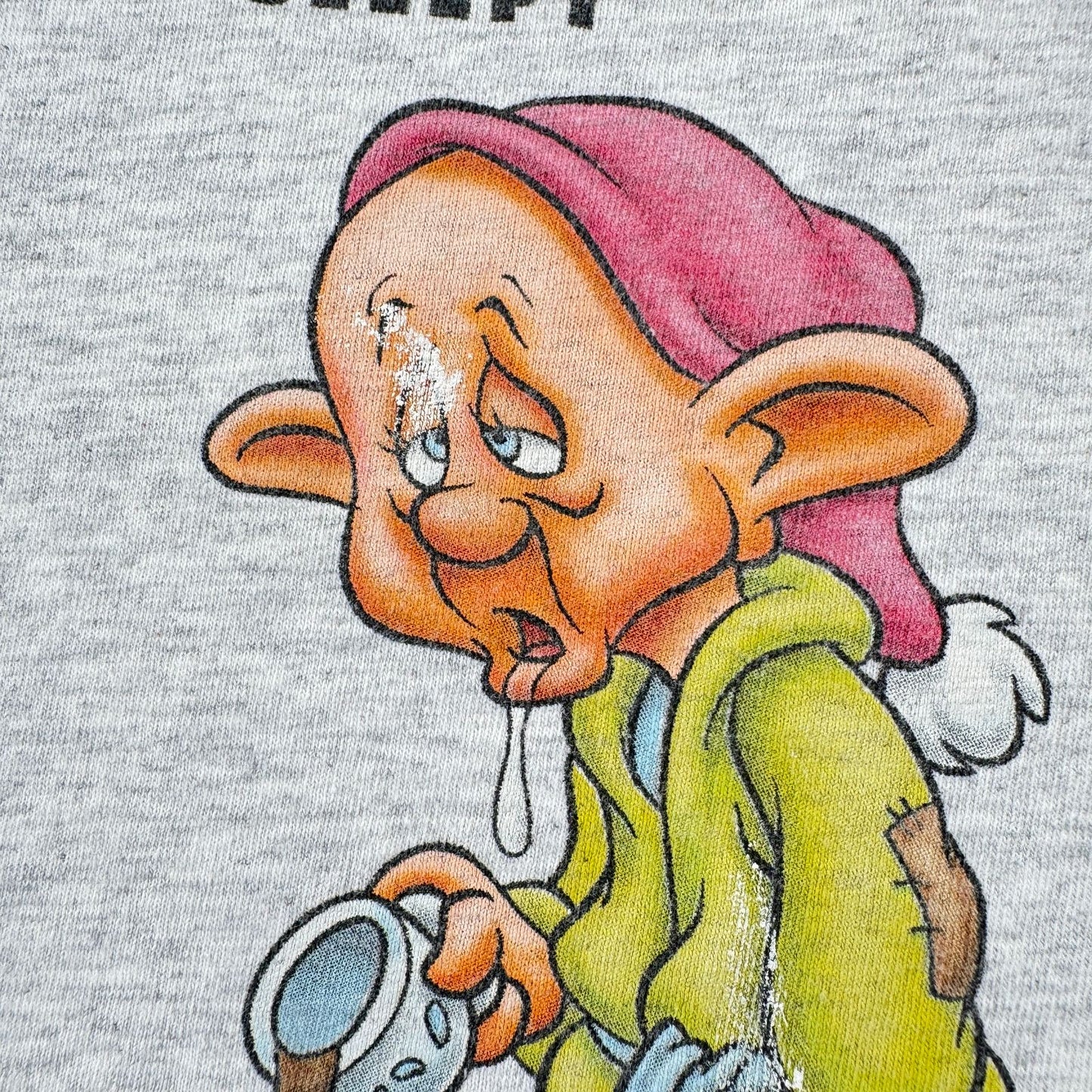 90s 00s 白雪姫 七人のこびと グランピー ドーピー スリーピー Tシャツ disney ディズニー d-u-2505-023