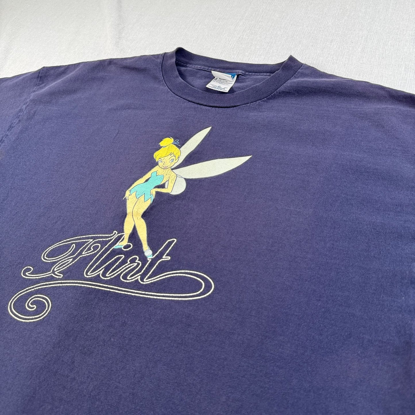 00s ディズニー ティンカーベル Tシャツ ネイビー disney デルタ 2XL d-u-2505-038