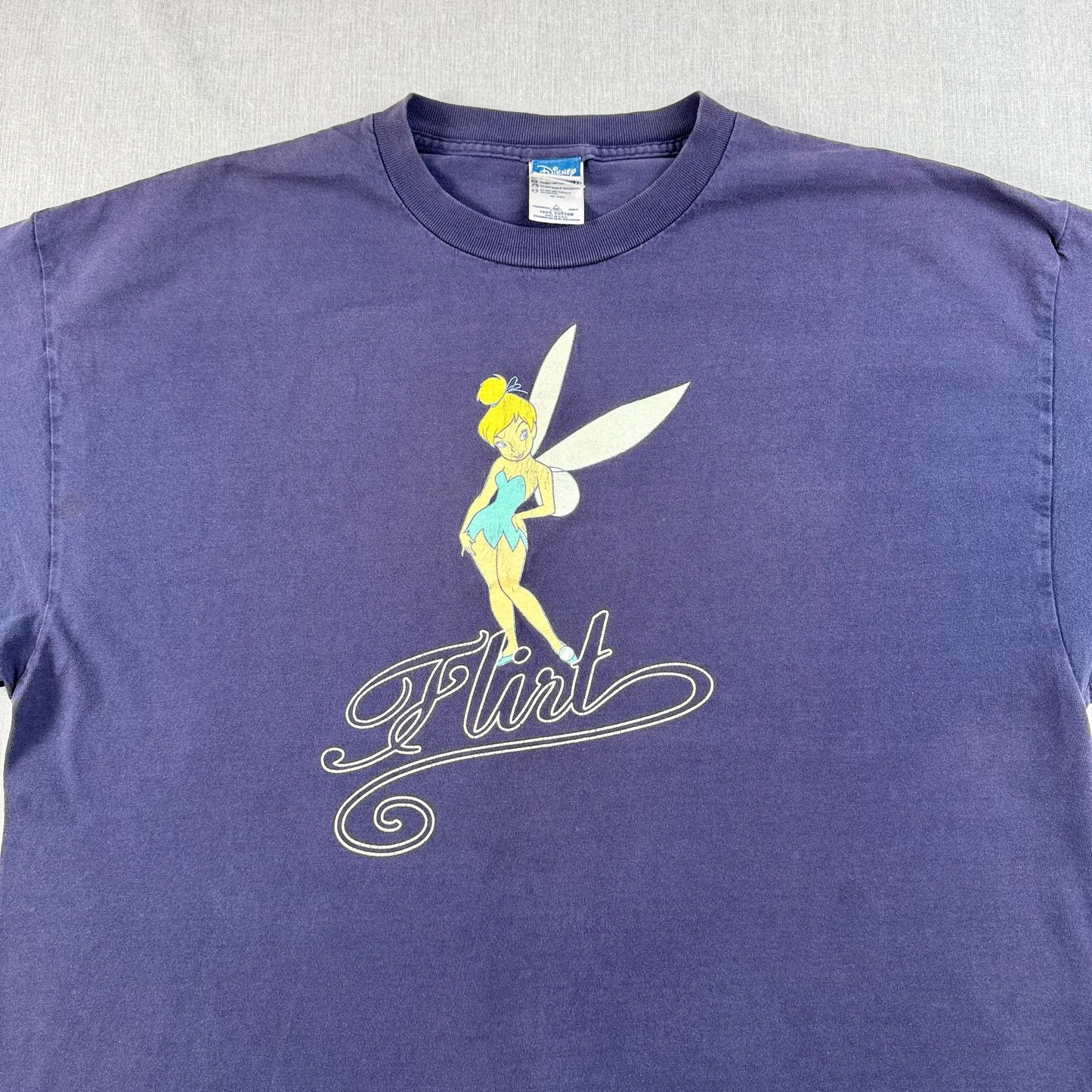 00s ディズニー ティンカーベル Tシャツ ネイビー disney デルタ 2XL d-u-2505-038