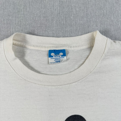 80s 90s ミッキー ディズニー Tシャツ USA製 青タグ シングルステッチ disney d-u-2505-042