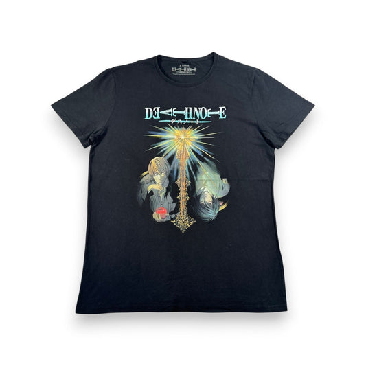 00s DEATH NOTE デスノート Tシャツ 映画T 黒 ブラック エル XL m-t-2505-003
