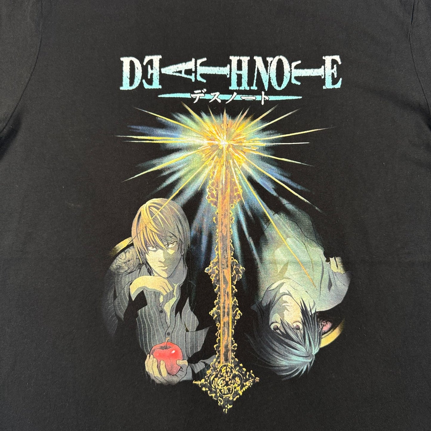 00s DEATH NOTE デスノート Tシャツ 映画T 黒 ブラック エル XL m-t-2505-003