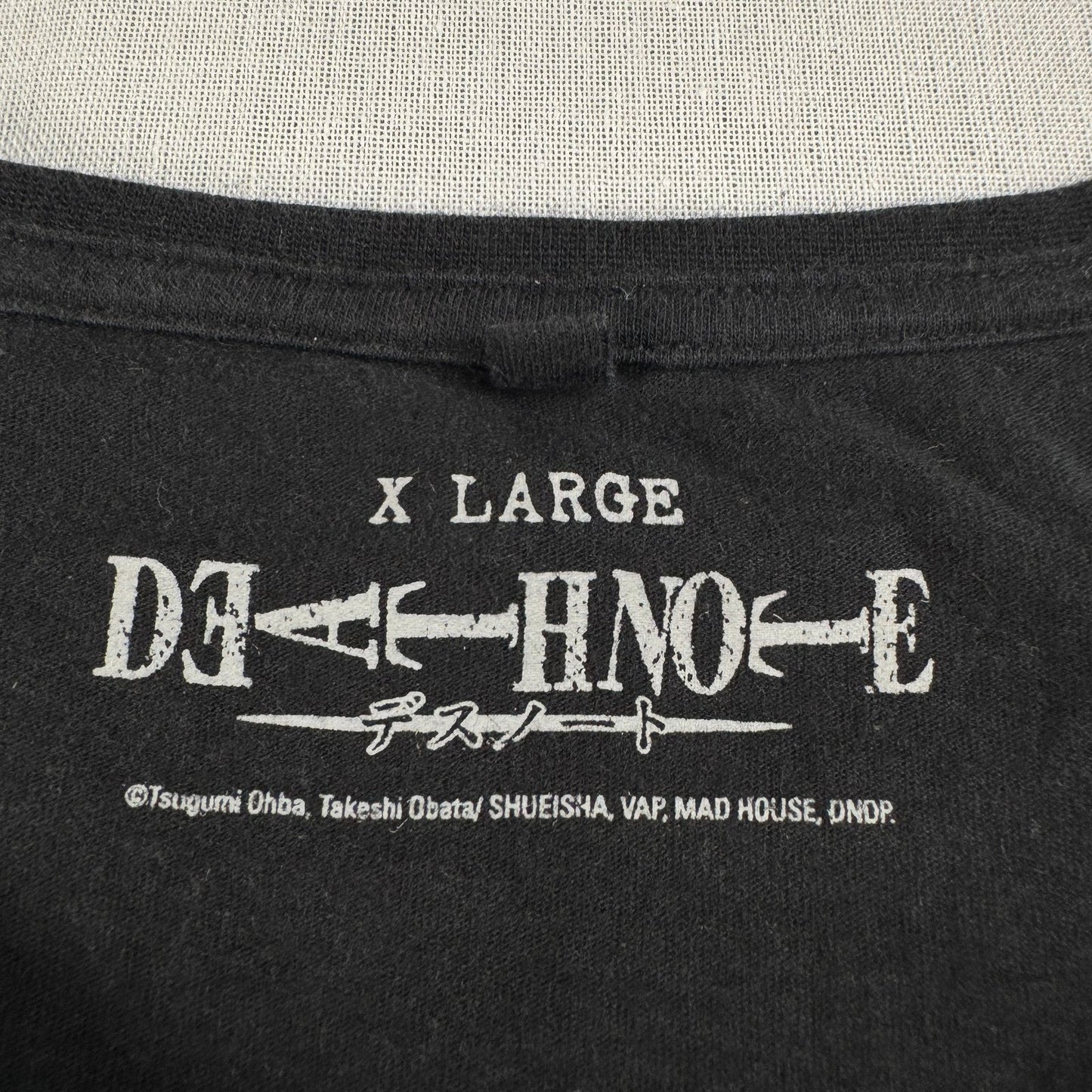 00s DEATH NOTE デスノート Tシャツ 映画T 黒 ブラック エル XL m-t-2505-003