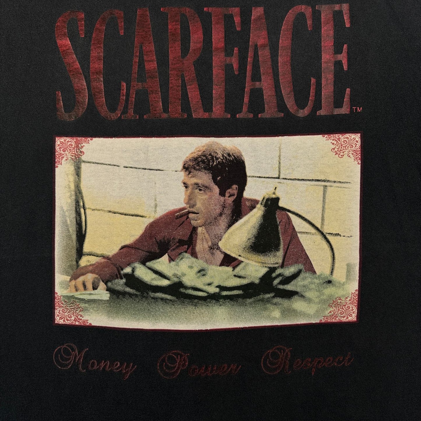 SCARFACE スカーフェイス Tシャツ 映画T 2XL 黒 m-t-2505-001
