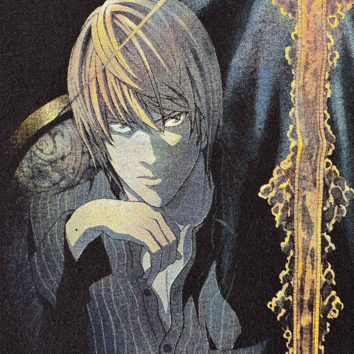 00s DEATH NOTE デスノート Tシャツ 映画T 黒 ブラック エル L m-t-2505-004