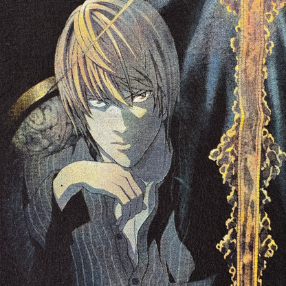 00s DEATH NOTE デスノート Tシャツ 映画T 黒 ブラック エル L m-t-2505-004