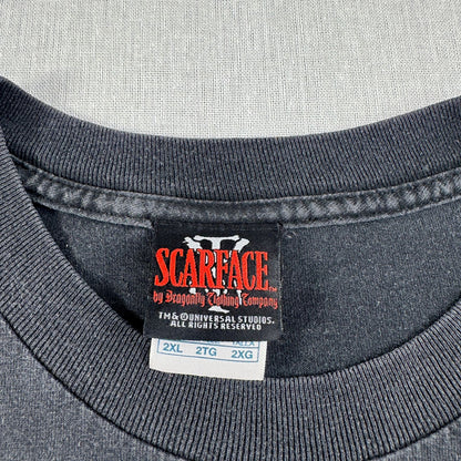 SCARFACE スカーフェイス Tシャツ 映画T 2XL 黒 m-t-2505-001