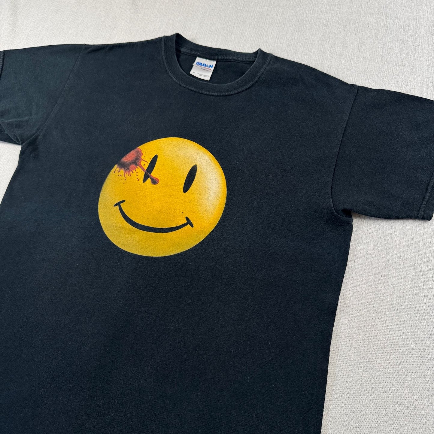 00s WATCHMEN ウォッチメン Tシャツ 映画T アクション 黒 スマイル m-t-2505-006