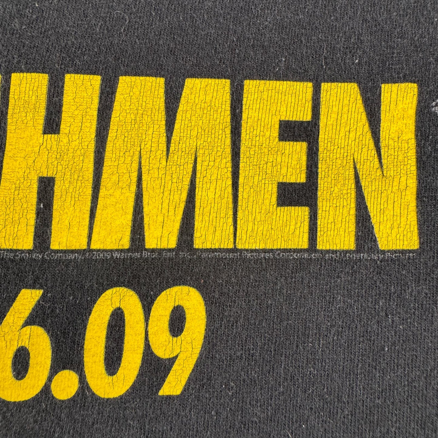 00s WATCHMEN ウォッチメン Tシャツ 映画T アクション 黒 スマイル m-t-2505-006