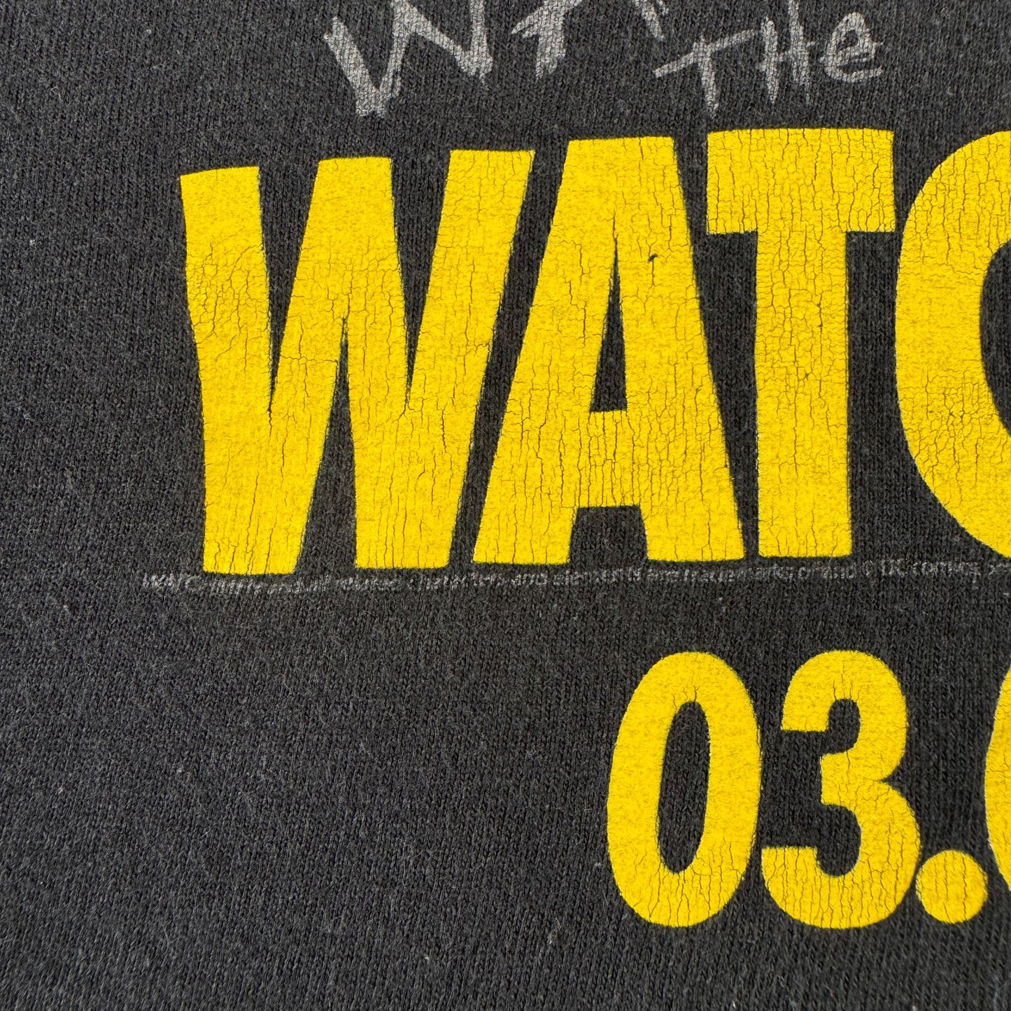 00s WATCHMEN ウォッチメン Tシャツ 映画T アクション 黒 スマイル m-t-2505-006