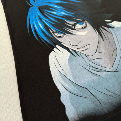 00s デスノート DEATH NOTE エル Tシャツ 映画T 黒 ブラック M m-t-2505-008