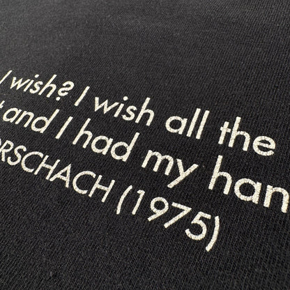 00s WATCHMEN ウォッチメン DC comics Tシャツ 映画T アクション 黒 フェード L Rorschach m-t-2505-009