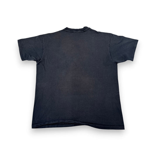 90s 三ばか大将 Tシャツ 映画T USA製 anvil 黒 フェード just say MOE The Three Stooges XL m-t-2505-012