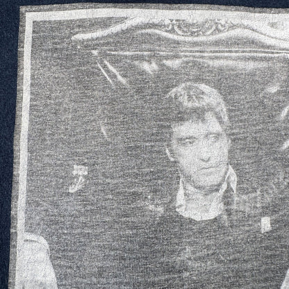 シリアルキラー Tシャツ 映画T Serial Killer Scarface the world is yours オールドイングリッシュ ネイビー m-t-2505-016