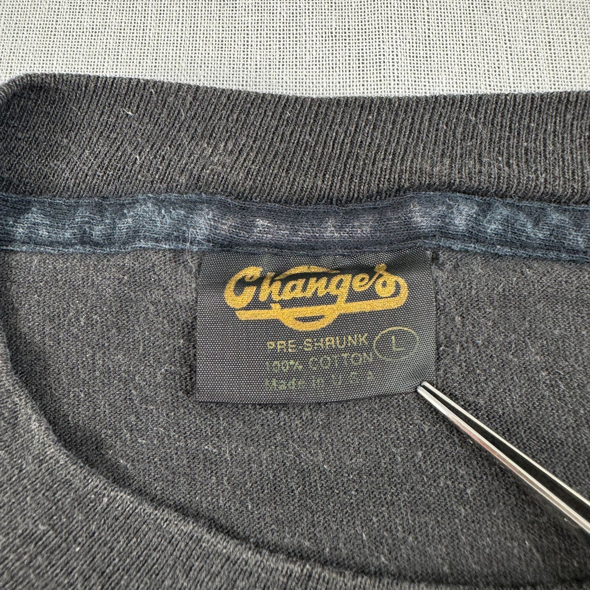 90s 三ばか大将 Tシャツ 映画T USA製 フェード 3バカ大将 THE THREE STOOGES changes L シングルステッチ m-t-2505-017