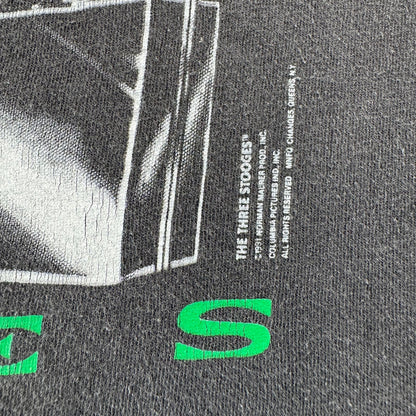 90s 三ばか大将 Tシャツ 映画T USA製 フェード 3バカ大将 THE THREE STOOGES changes L シングルステッチ m-t-2505-017