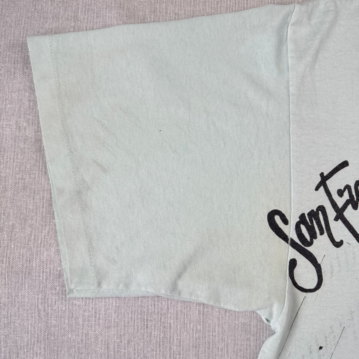 80s 90s ジェームスディーン マリリンモンロー Tシャツ ハーレー harley 水色 映画T USA製 シングルステッチ m-t-2505-019