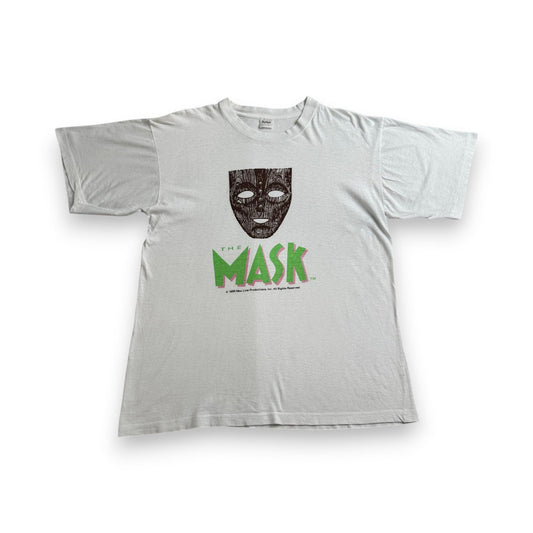 90s THE MASK マスク 映画T Tシャツ ムービー 白 m-t-2505-024