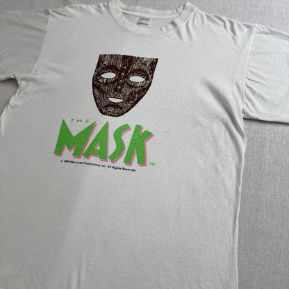 90s THE MASK マスク 映画T Tシャツ ムービー 白 m-t-2505-024
