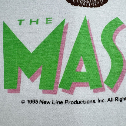 90s THE MASK マスク 映画T Tシャツ ムービー 白 m-t-2505-024