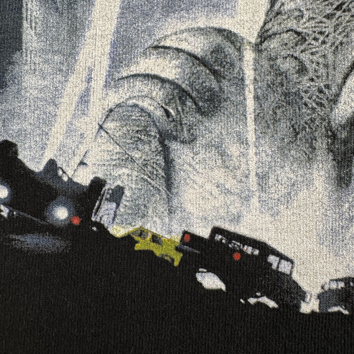 90s GODZILLA ゴジラ 映画 Tシャツ 1998 黒 タコベル ペプシ m-t-2505-025