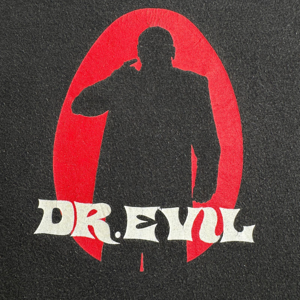 90s dr.evil ドクターエビル Tシャツ ムービー 映画 オースティンパワーズ USA製 黒 changes M シングルステッチ m-t-2505-027