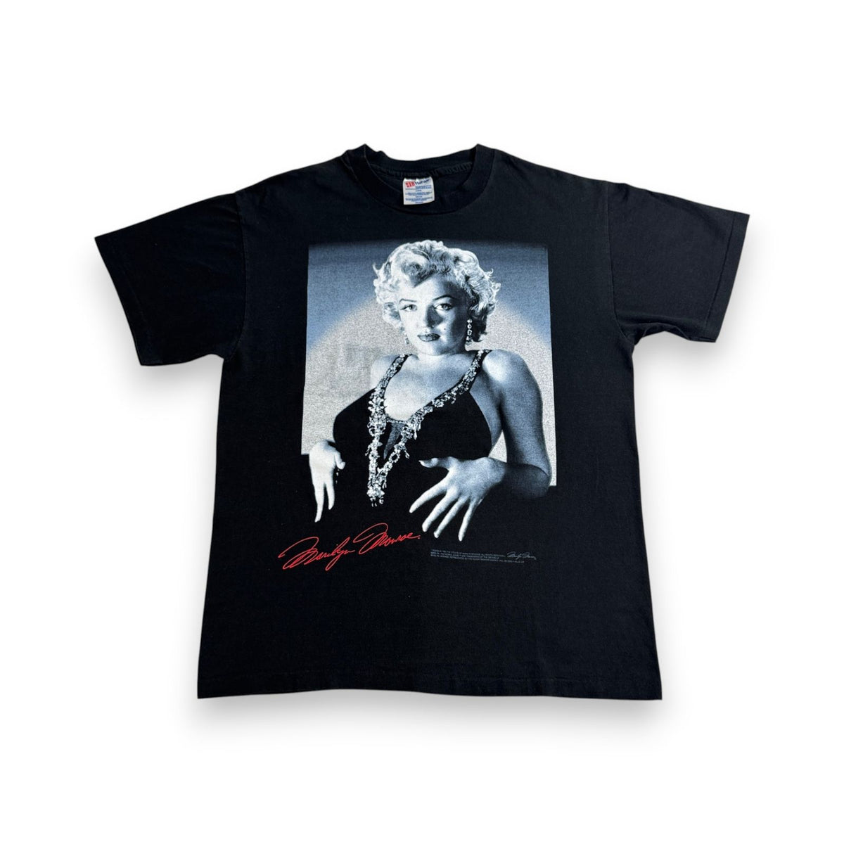 90s マリリンモンロー MARILYN MONROE Tシャツ 黒 映画T Hanes L m-t-2505-028