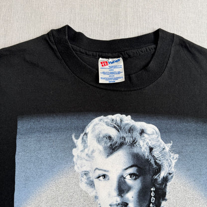 90s マリリンモンロー MARILYN MONROE Tシャツ 黒 映画T Hanes L m-t-2505-028