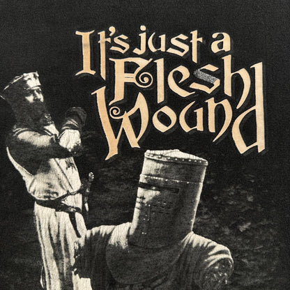 モンティ パイソン アンド ホーリー グレイル Tシャツ 映画 ムービー Its just a flesh 黒 2XL m-u-2505-015